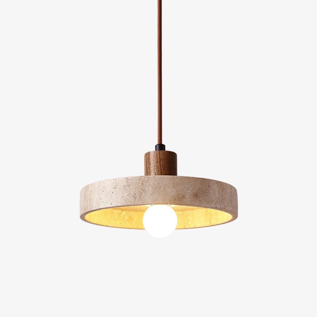 Yarrelfield Travertine Pendant Light-Moonnatur