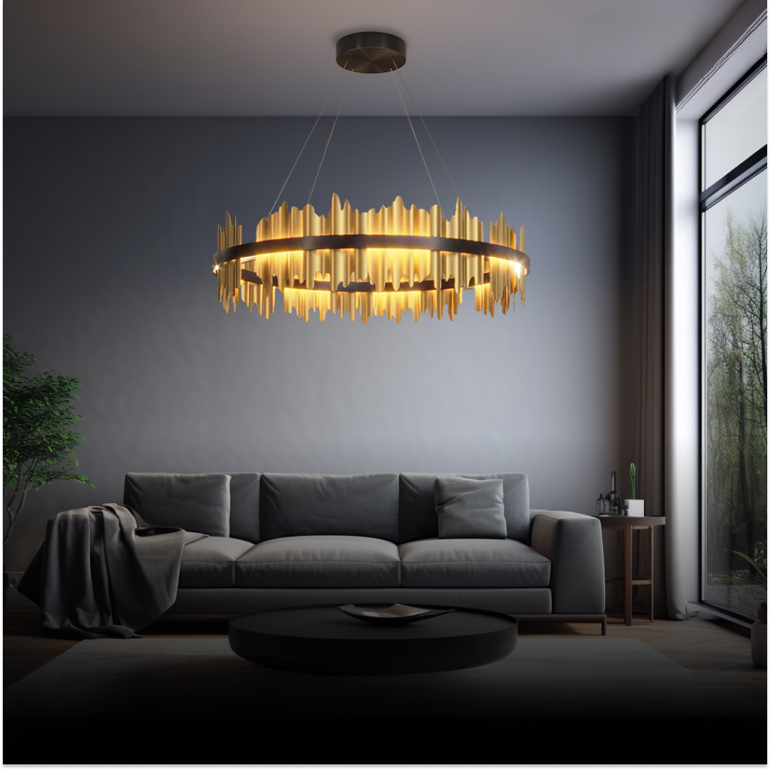 Camberorie Metal Chandelier-Moonnatur