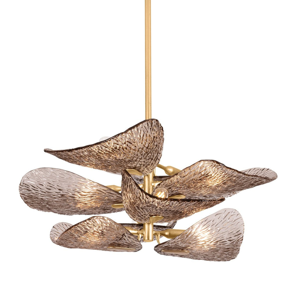 Casterrose Glass Chandelier-Moonnatur