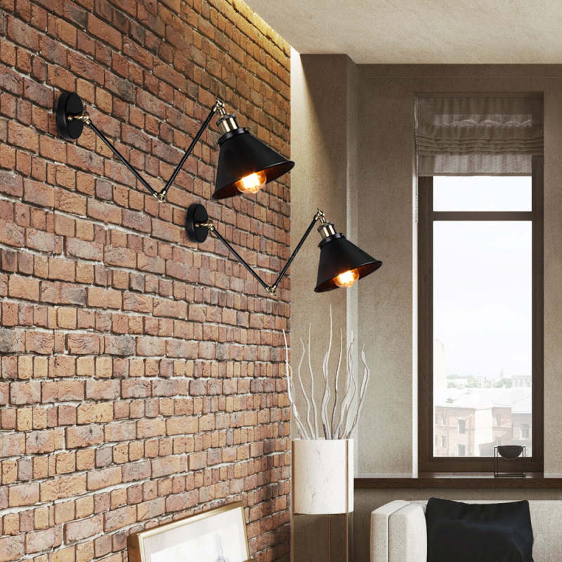 Erlenfield Metal Wall Light-Moonnatur