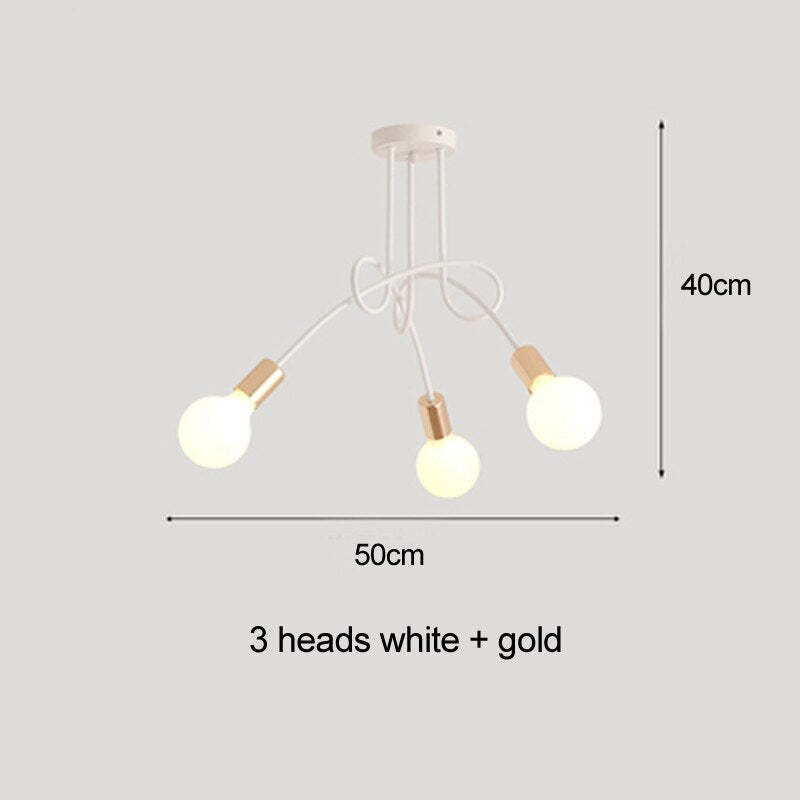 Avrenlyn Iron Ceiling Light-Moonnatur