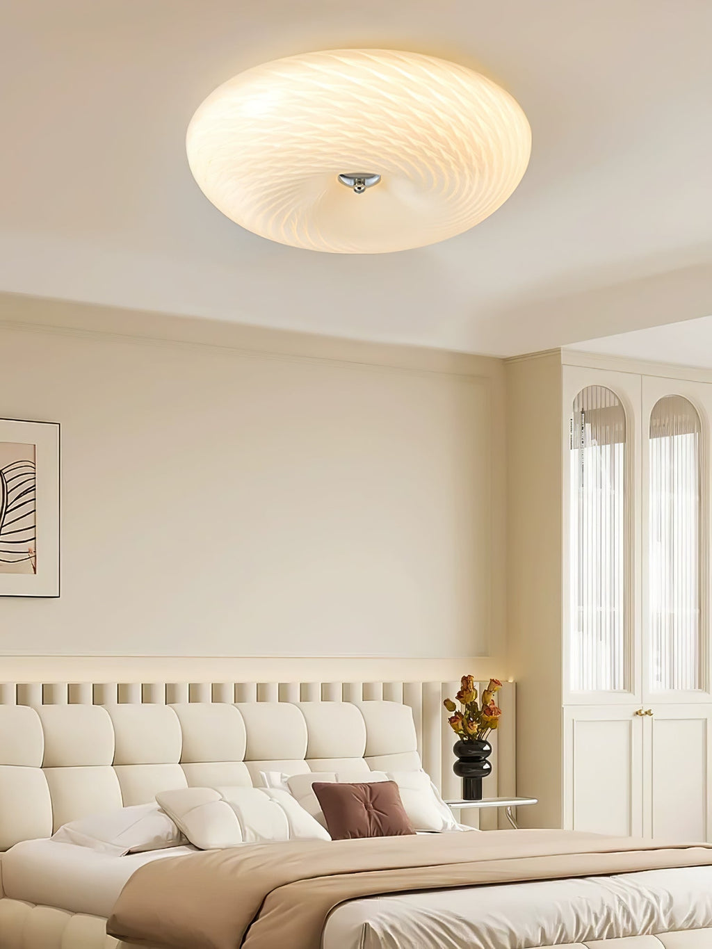Sivora Glass Ceiling Light-Moonnatur
