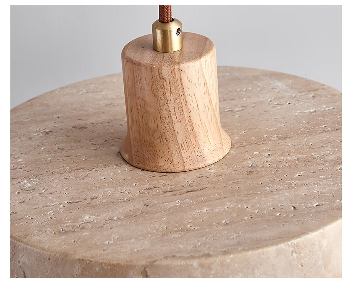 Yarrelfield Travertine Pendant Light-Moonnatur