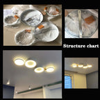 Zorrenlynne Acrylic Ceiling Light-Moonnatur