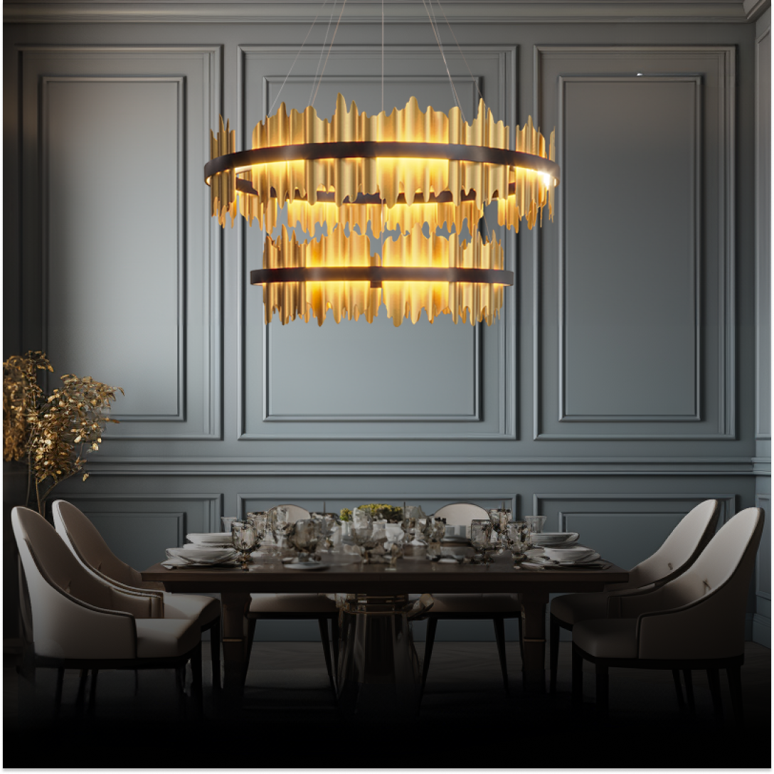 Camberorie Metal Chandelier-Moonnatur
