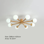 Baldenwynne Glass Ceiling Light-Moonnatur