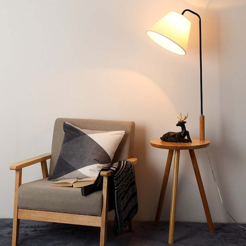Mardenwyn Fabric Floor Lamp-Moonnatur