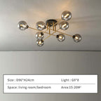 Inverrose Glass Chandelier-Moonnatur