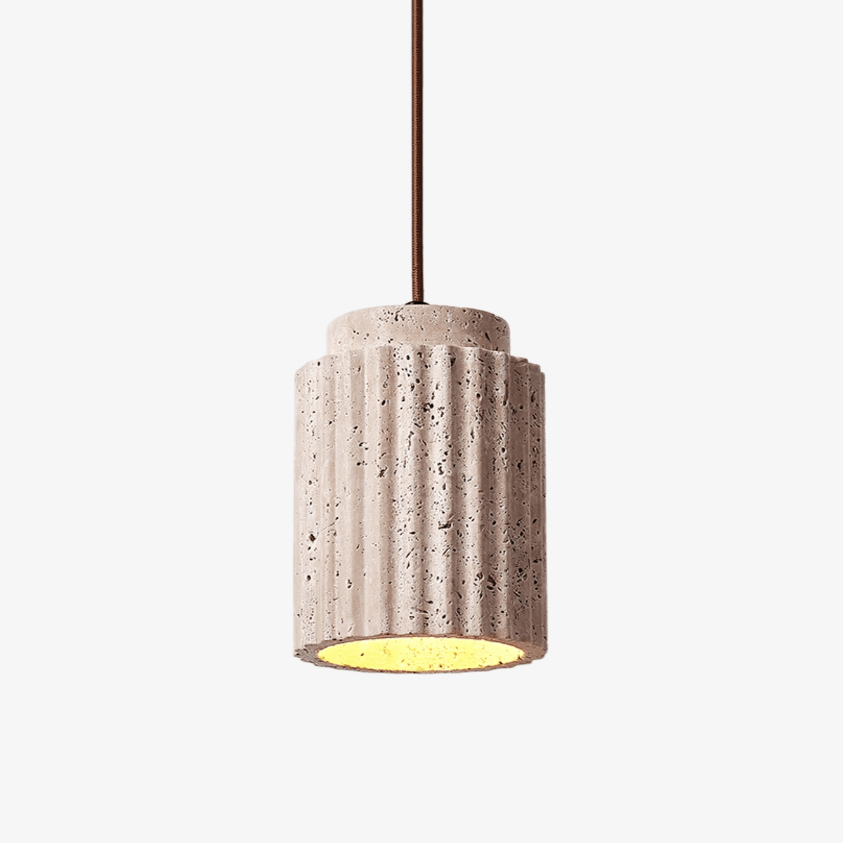 Veyrenmere Travertine Pendant Light-Moonnatur