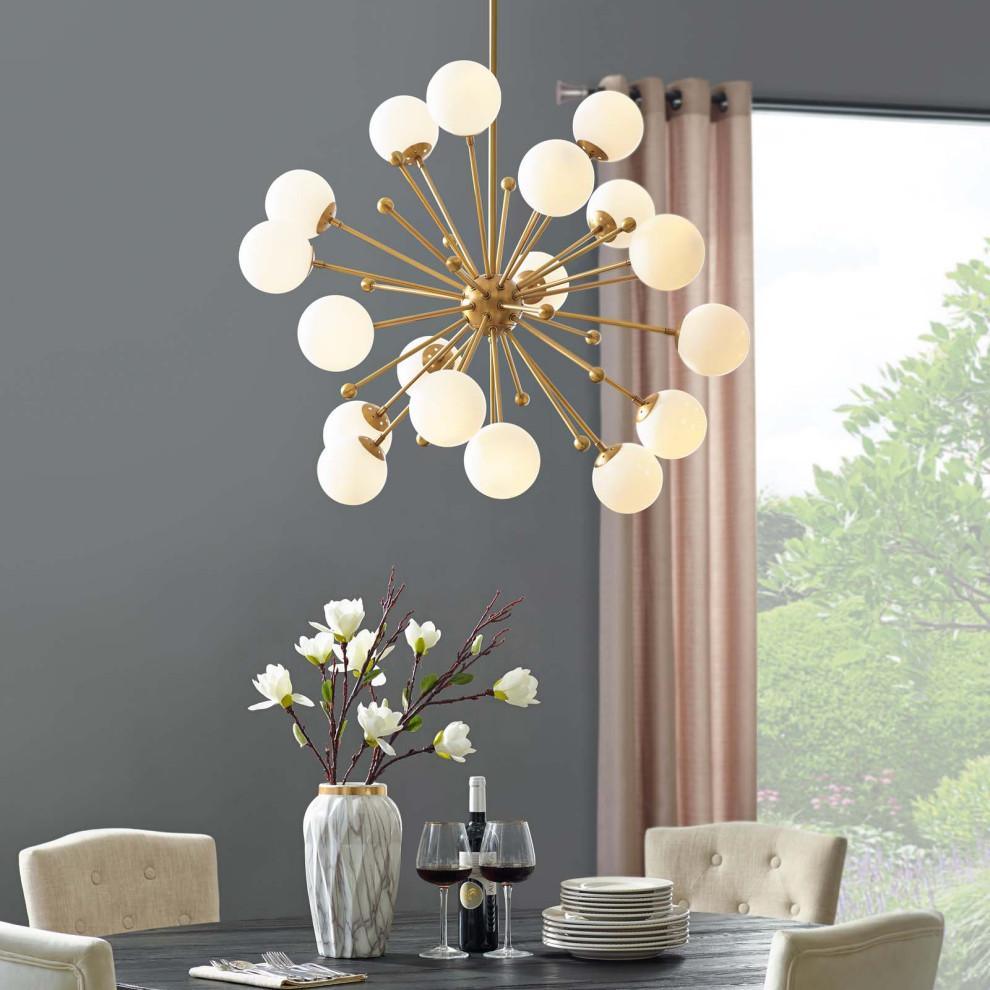 Drenelle Glass Chandelier-Moonnatur