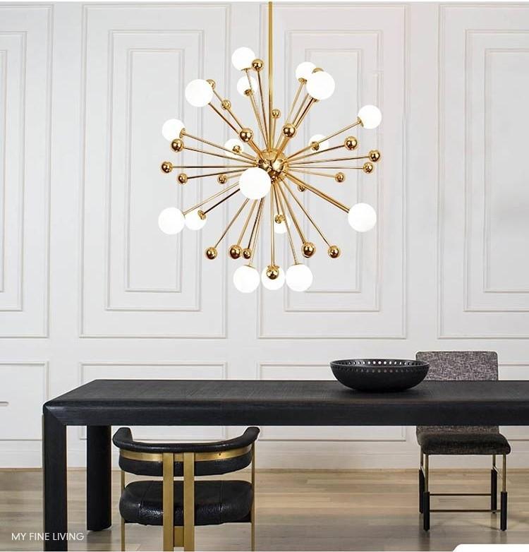 Drenelle Glass Chandelier-Moonnatur