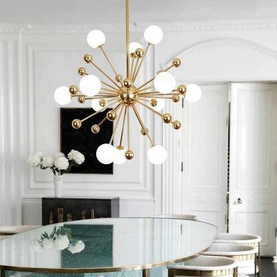 Drenelle Glass Chandelier-Moonnatur
