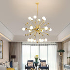 Drenelle Glass Chandelier-Moonnatur