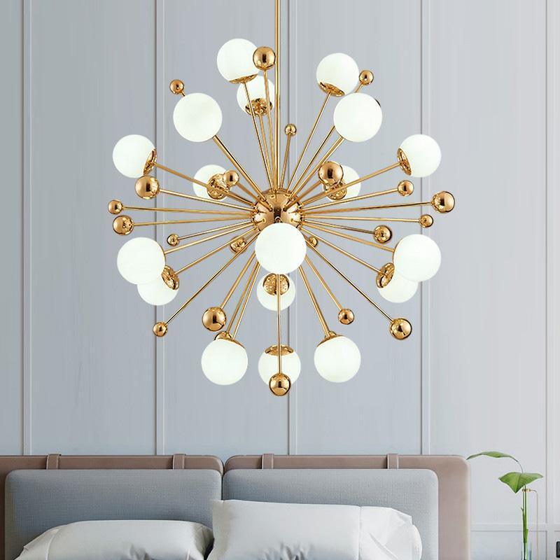 Drenelle Glass Chandelier-Moonnatur