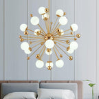 Drenelle Glass Chandelier-Moonnatur