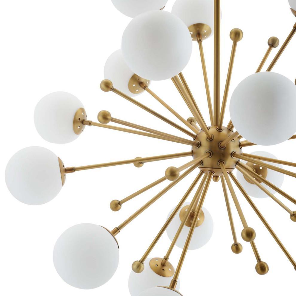 Drenelle Glass Chandelier-Moonnatur