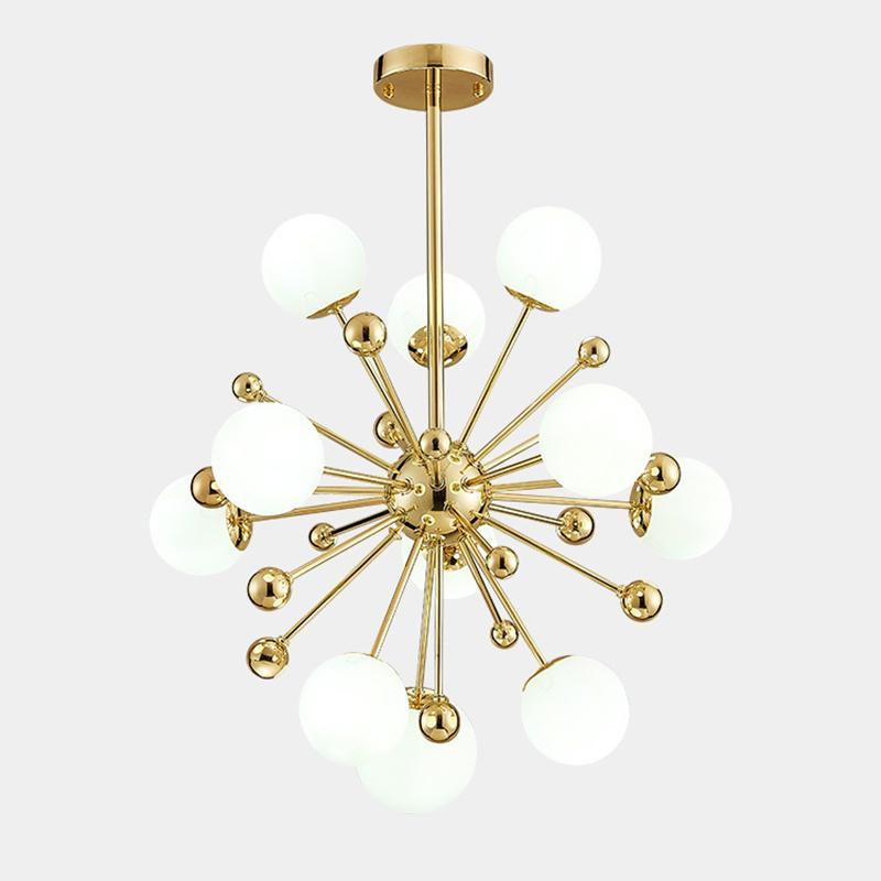 Drenelle Glass Chandelier-Moonnatur