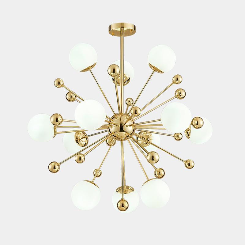 Drenelle Glass Chandelier-Moonnatur