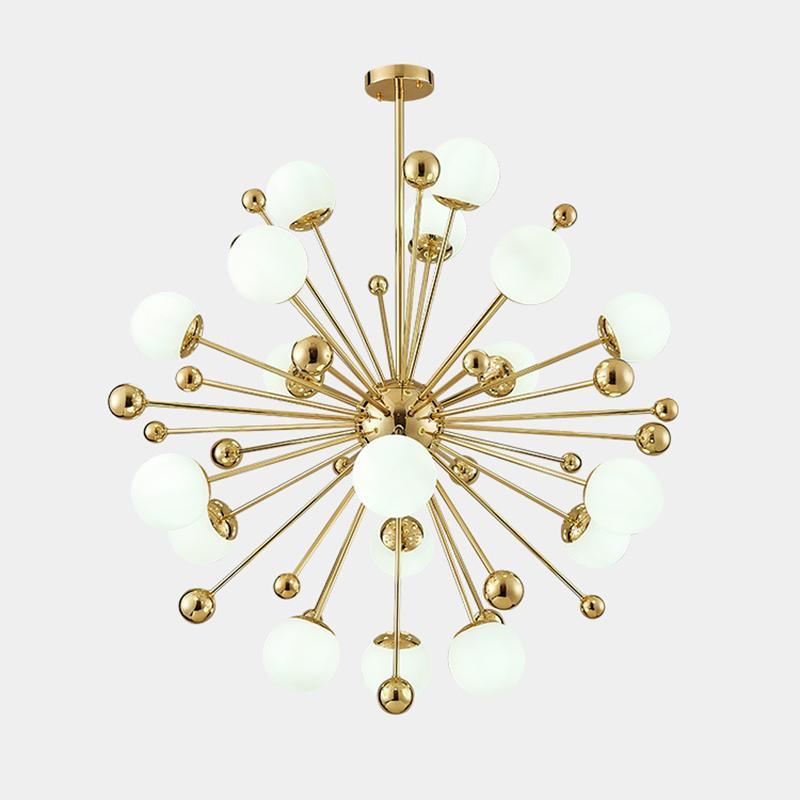 Drenelle Glass Chandelier-Moonnatur
