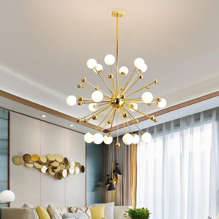 Drenelle Glass Chandelier-Moonnatur