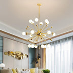 Drenelle Glass Chandelier-Moonnatur
