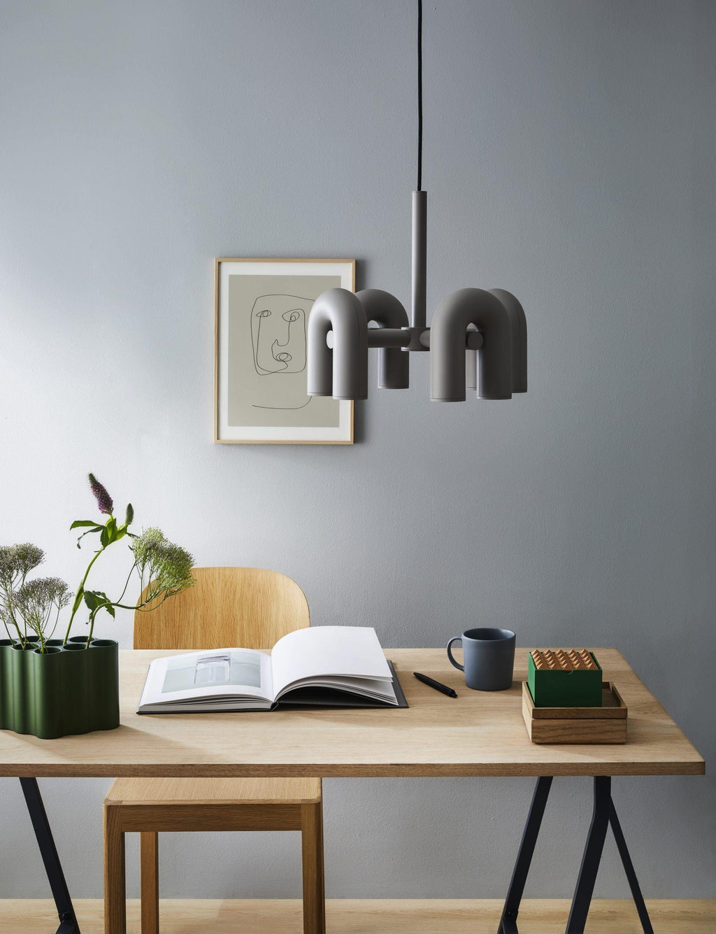 Merlenelle ABS Chandelier-Moonnatur
