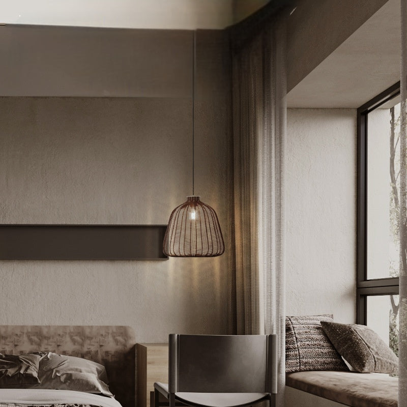 Dunselaelle Rattan Pendant Light-Moonnatur