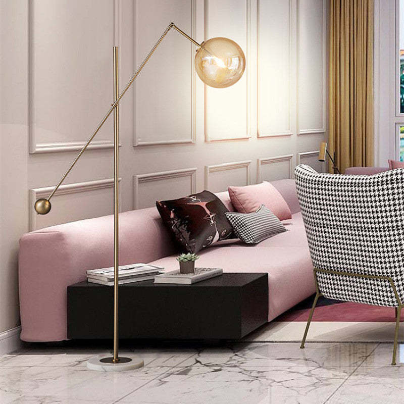 Enverfern Glass Floor Lamp-Moonnatur