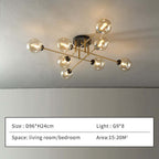Inverrose Glass Chandelier-Moonnatur