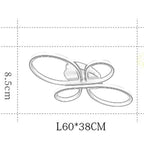 Galdenelle Silica Gel Ceiling Light-Moonnatur