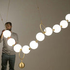 Kenrenelle Acrylic Pendant Light-Moonnatur