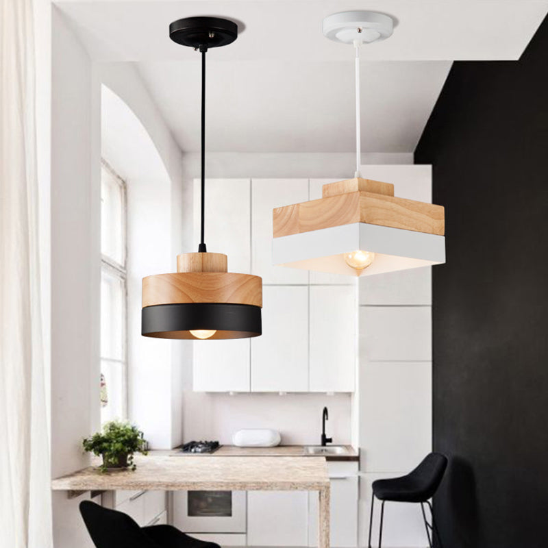 Quenelheath Wood Pendant Light-Moonnatur