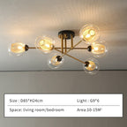 Inverrose Glass Chandelier-Moonnatur