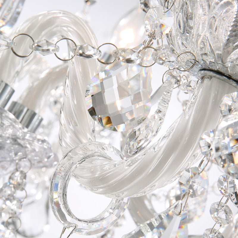 Lathenaria Crystal Chandelier-Moonnatur