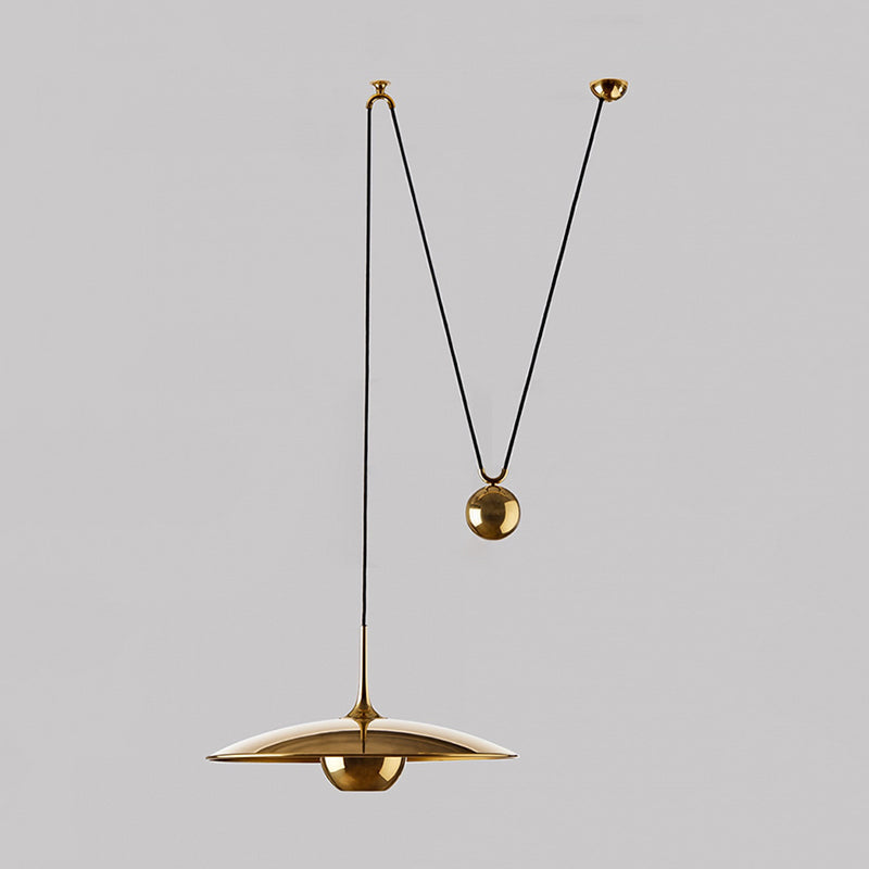 Pyra Minimalist Metal Pendant Light, Gold - Neutralighting