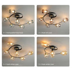 Sardenbrook Glass Ceiling Light-Moonnatur