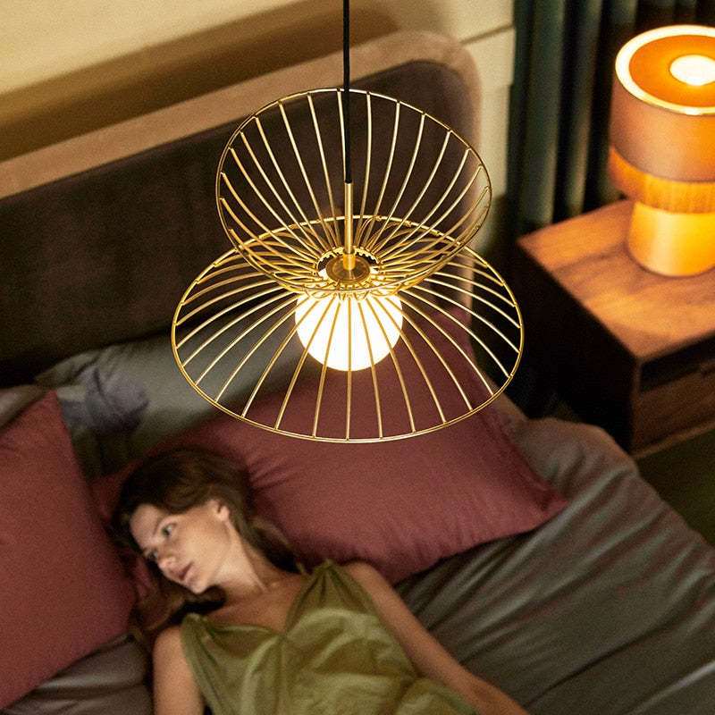 Enverholm Fabric Pendant Light-Moonnatur