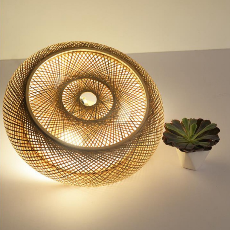 Lindelenelle Rattan Ceiling Light-Moonnatur
