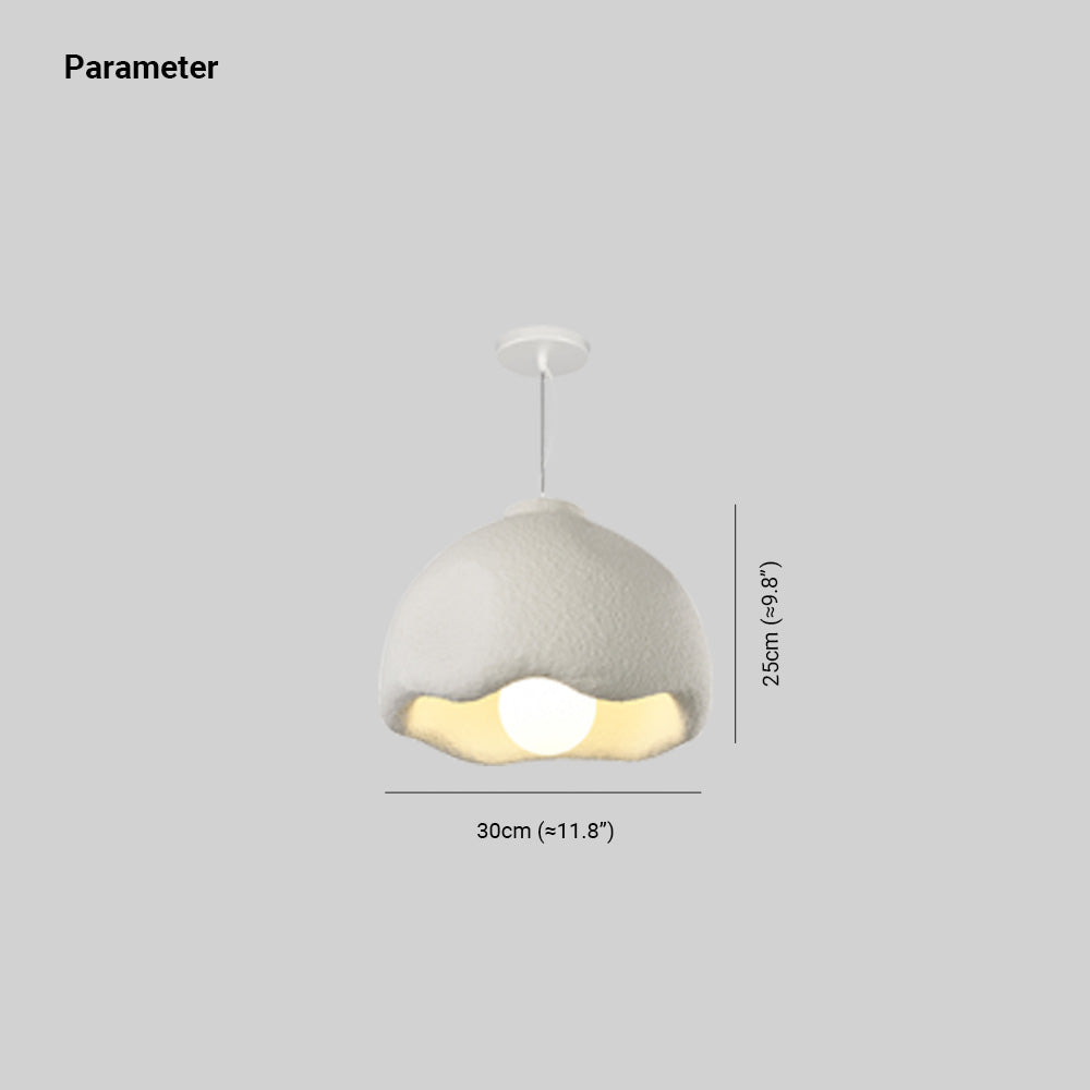 Quenelford Polystyrene Pendant Light-Moonnatur
