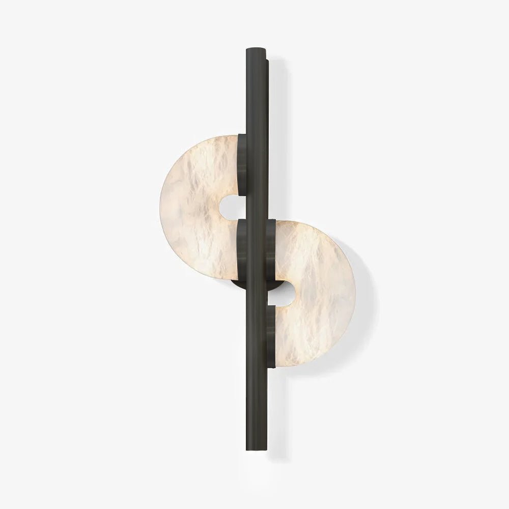 Merrenelia Alabaster Wall Light-Moonnatur