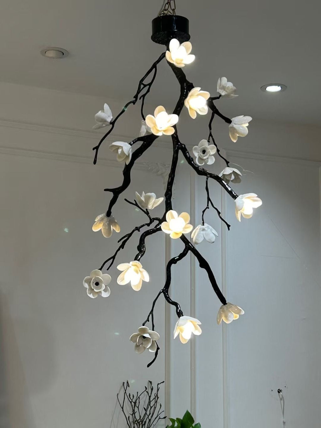 Verrenella Ceramic Chandelier-Moonnatur