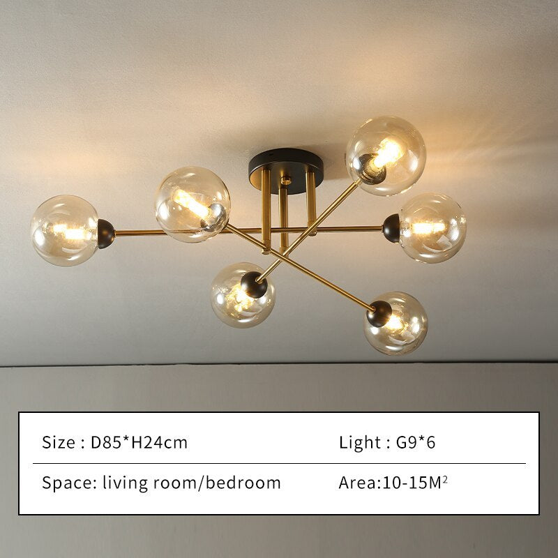 Inverrose Glass Chandelier-Moonnatur