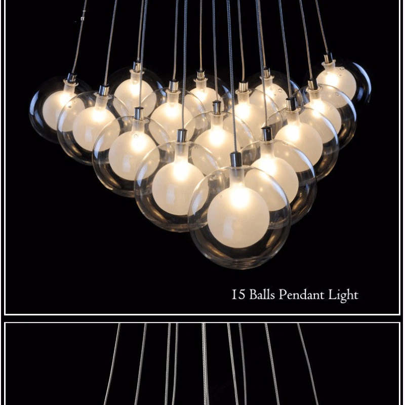 Lathenlynne Glass Pendant Light-Moonnatur