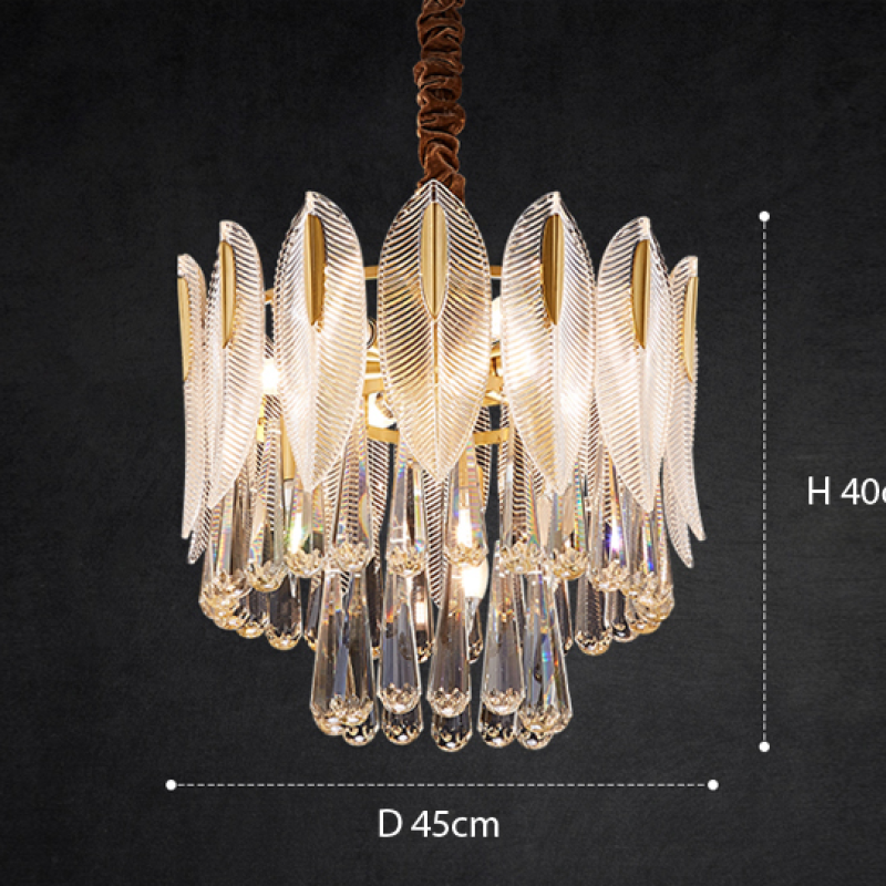 Brevenenis Crystal Chandelier-Moonnatur