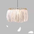 Grenelrose Feather Pendant Light-Moonnatur