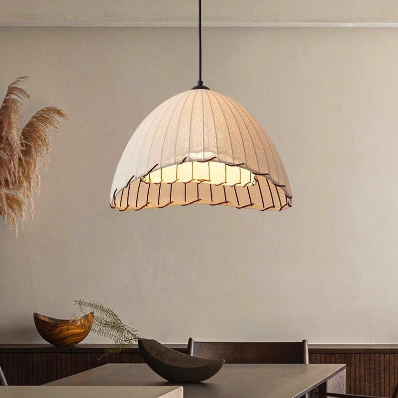 Cumberelis Fabric Pendant Light-Moonnatur