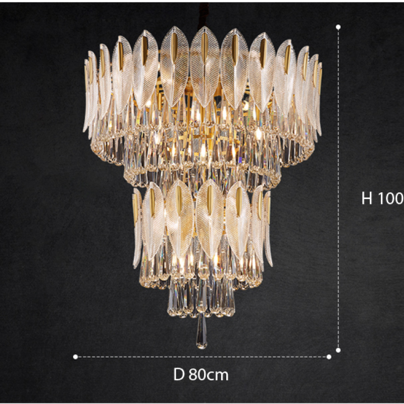 Brevenenis Crystal Chandelier-Moonnatur
