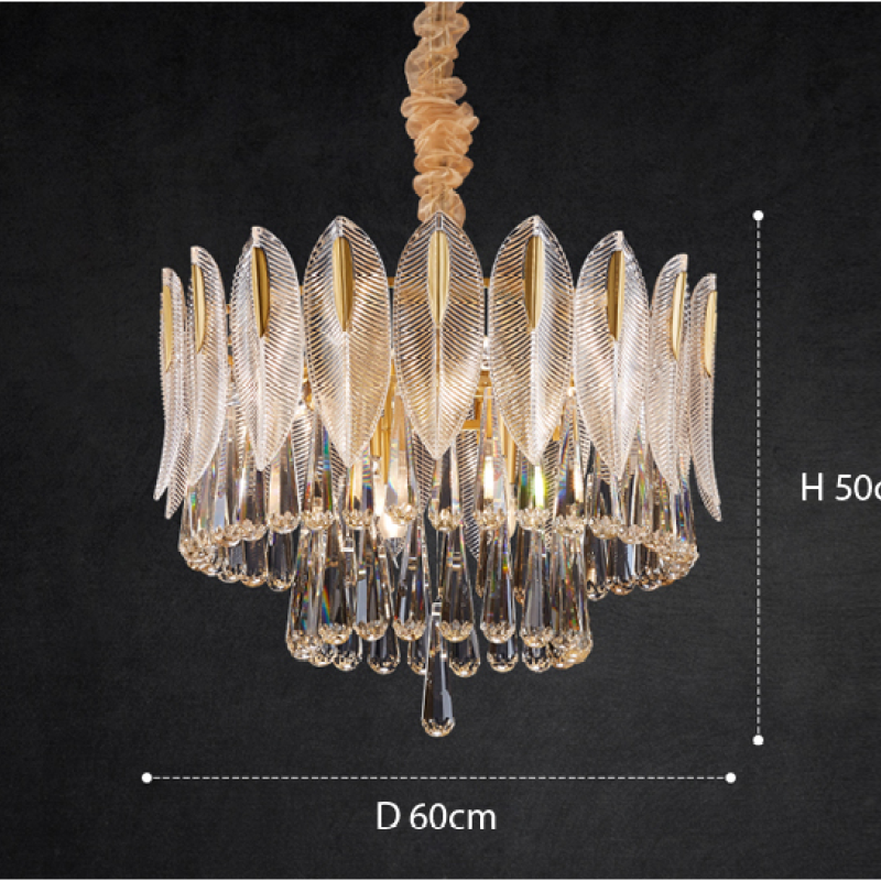 Brevenenis Crystal Chandelier-Moonnatur