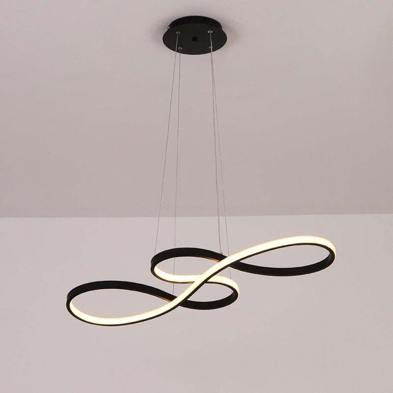 Durell Musical Note Pendant Light, Black & Gold - Neutralighting