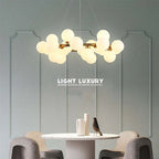 Lathenora Glass Chandelier-Moonnatur